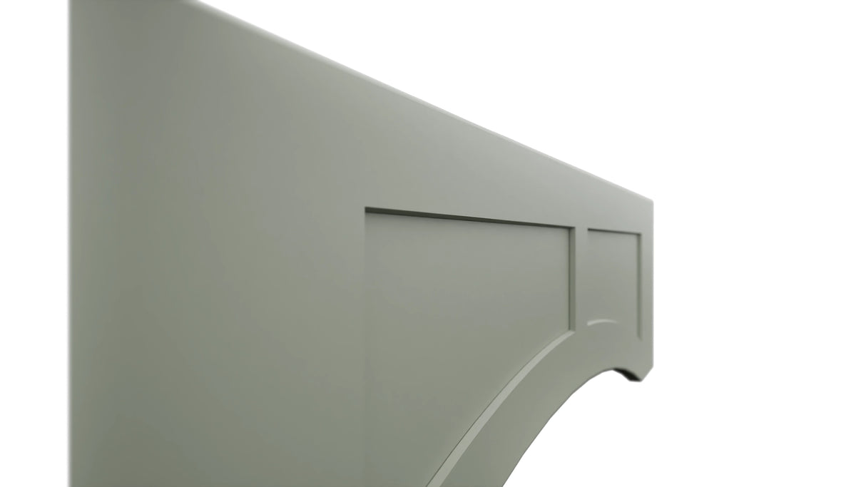 Fabuwood Galaxy Pistachio Green VARP48 Wall Valance, Detail View