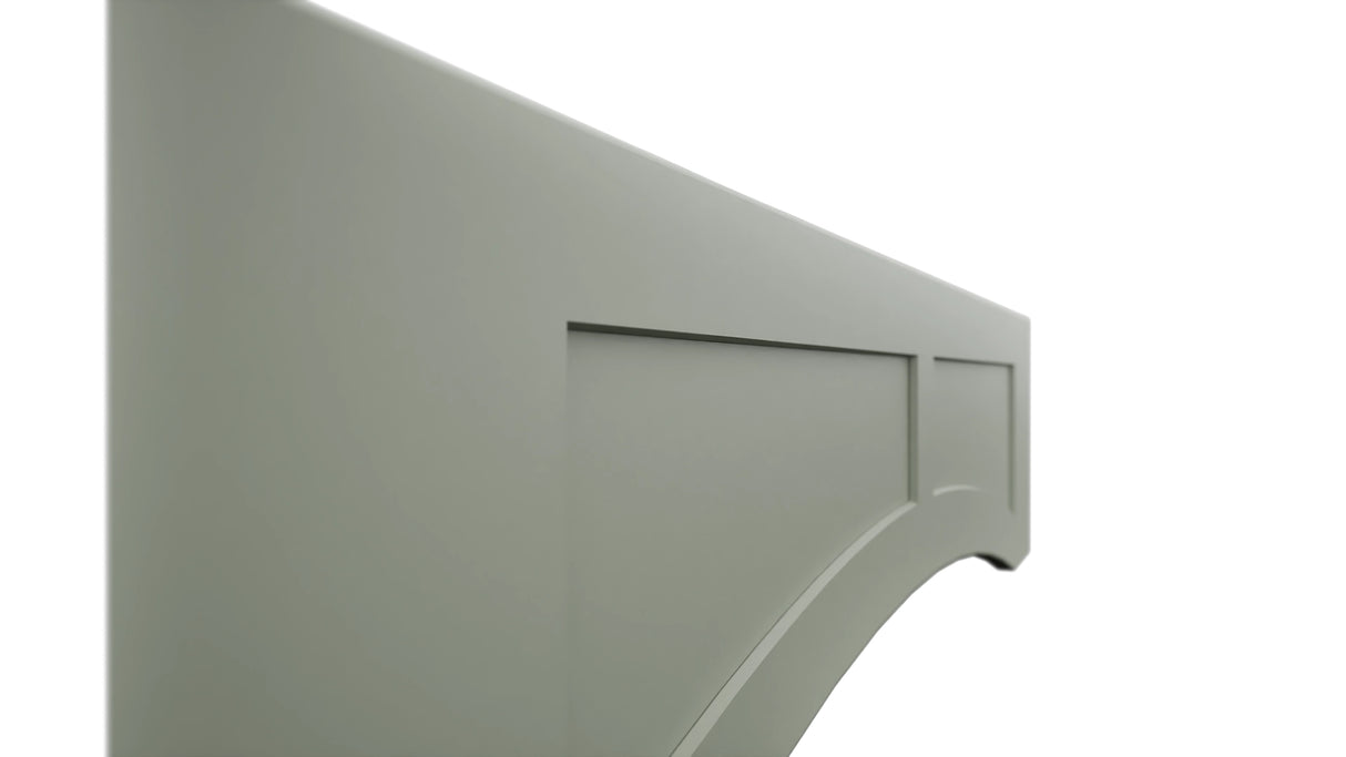 Fabuwood Galaxy Pistachio Green VARP54 Wall Valance, Detail View