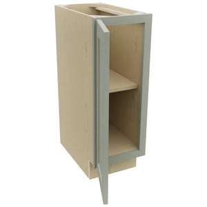 Fabuwood Galaxy Pistachio Green VB12FD Vanity Base Full Height Cabinet, Open View