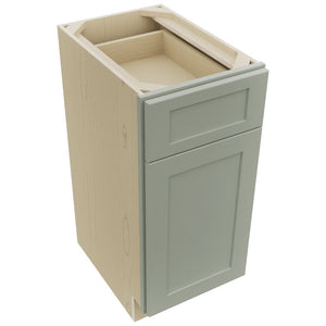Fabuwood Galaxy Pistachio Green VB15-34 Vanity Base Standard Cabinet, Top View