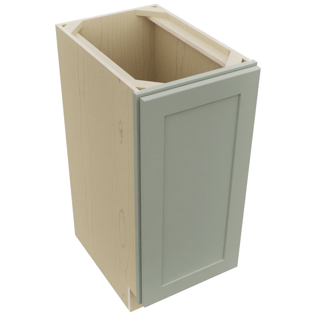 Fabuwood Galaxy Pistachio Green VB15FD Vanity Base Full Height Cabinet, Top View