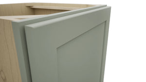 Fabuwood Galaxy Pistachio Green VB21FD Vanity Base Full Height Cabinet, Detail View