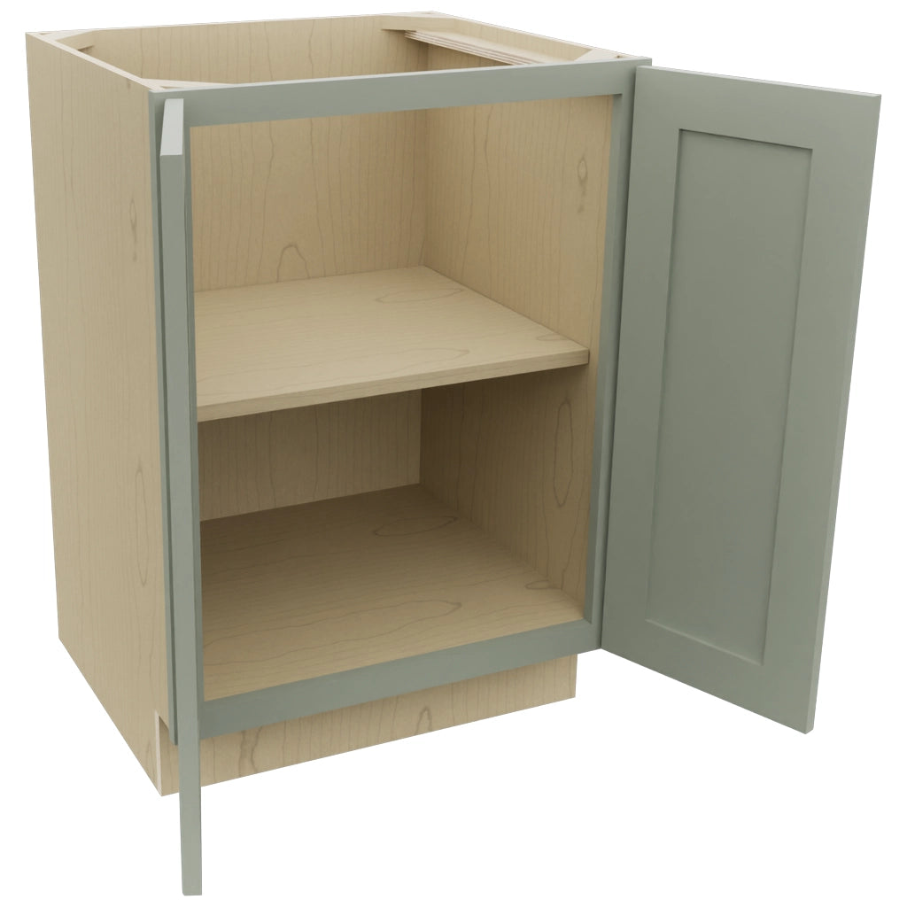 Fabuwood Galaxy Pistachio Green VB24FD Vanity Base Full Height Cabinet, Open View