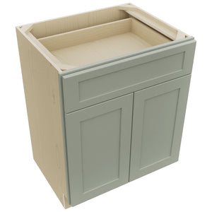 Fabuwood Galaxy Pistachio Green VB27-34 Vanity Base Standard Cabinet, Top View