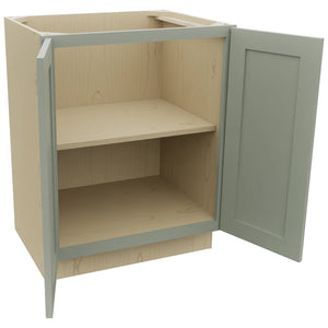 Fabuwood Galaxy Pistachio Green VB27FD Vanity Base Full Height Cabinet, Open View