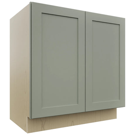 Fabuwood Galaxy Pistachio Green VB33FD Vanity Base Standard Cabinet, Front View