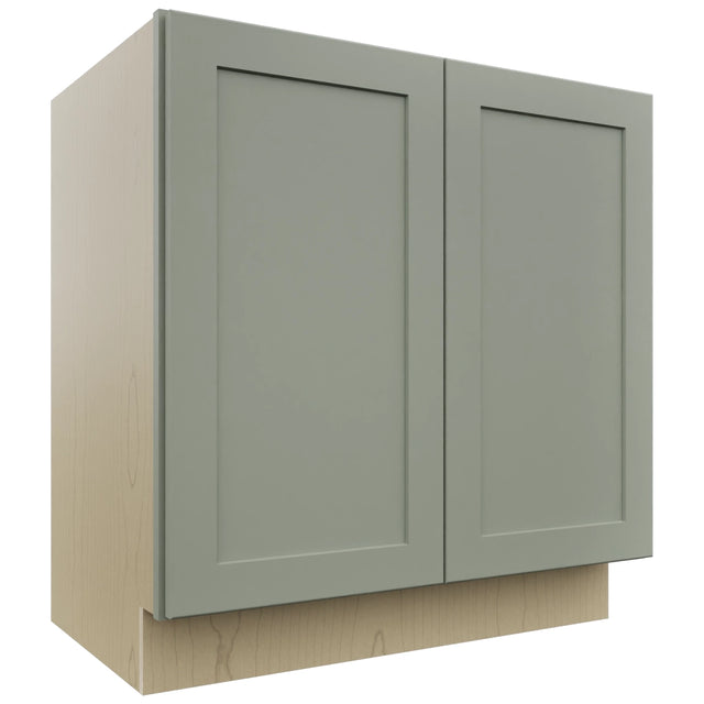 Fabuwood Galaxy Pistachio Green VB33FD Vanity Base Standard Cabinet, Front View