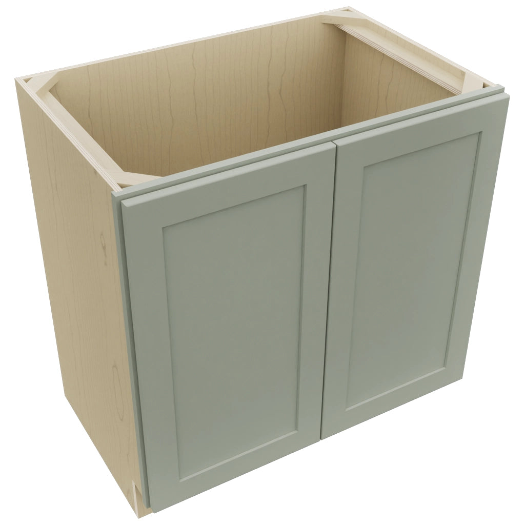 Fabuwood Galaxy Pistachio Green VB33FD Vanity Base Standard Cabinet, Top View