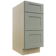 Fabuwood Galaxy Pistachio Green VDB15-34 Vanity Drawer Cabinet, Front View