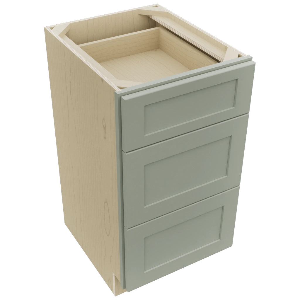 Fabuwood Galaxy Pistachio Green VDB18-34 Vanity Drawer Cabinet, Top View