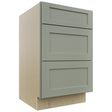 Fabuwood Galaxy Pistachio Green VDB21-34 Vanity Drawer Cabinet, Front View