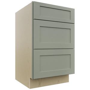 Fabuwood Galaxy Pistachio Green VDB21-34 Vanity Drawer Cabinet, Front View
