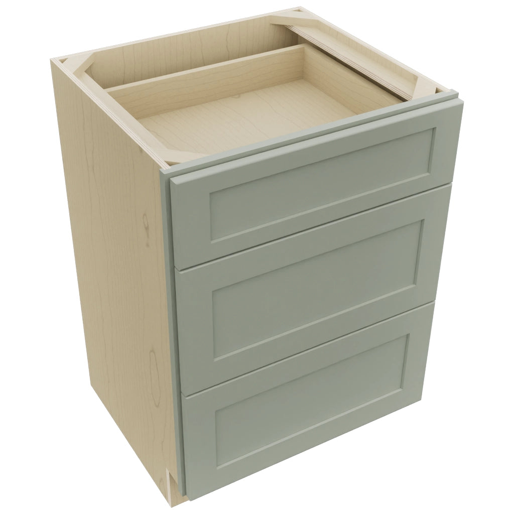 Fabuwood Galaxy Pistachio Green VDB24-34 Vanity Drawer Cabinet, Top View