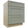 Fabuwood Galaxy Pistachio Green VDB27-34 Vanity Drawer Cabinet, Front View