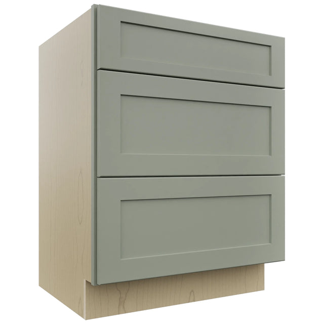 Fabuwood Galaxy Pistachio Green VDB27-34 Vanity Drawer Cabinet, Front View