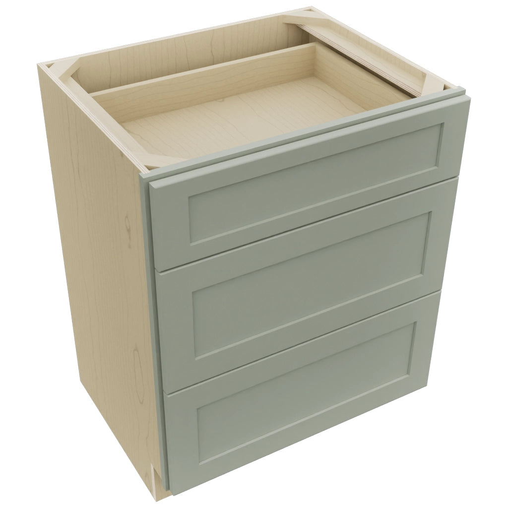 Fabuwood Galaxy Pistachio Green VDB27-34 Vanity Drawer Cabinet, Top View