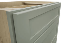 Fabuwood Galaxy Pistachio Green VDB27-34 Vanity Drawer Cabinet, Detail View