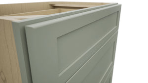 Fabuwood Galaxy Pistachio Green VDB30-34 Vanity Drawer Cabinet, Detail View