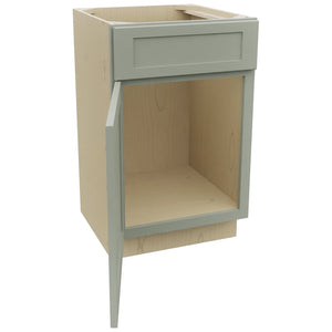 Fabuwood Galaxy Pistachio Green VSB21-34 Vanity Sink Cabinet, Open View