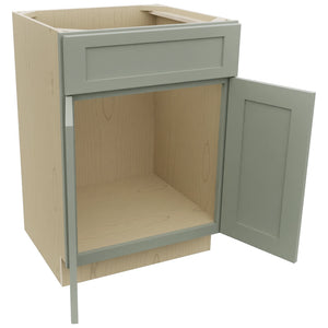 Fabuwood Galaxy Pistachio Green VSB24-34 Vanity Sink Cabinet, Open View