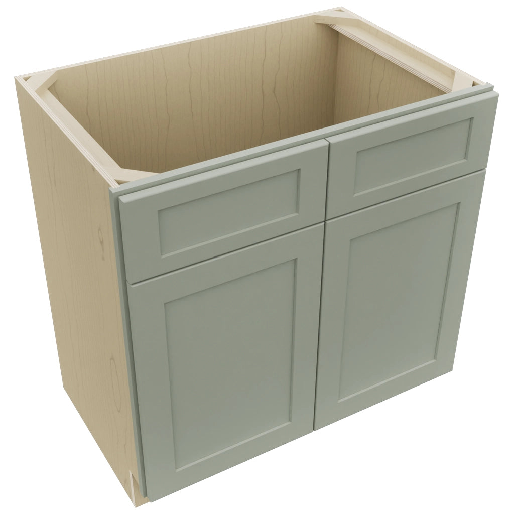 Fabuwood Galaxy Pistachio Green VSB33-34 Vanity Sink Cabinet, Top View
