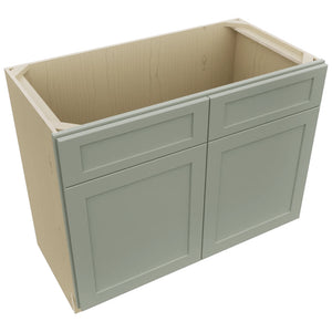 Fabuwood Galaxy Pistachio Green VSB42-34 Vanity Sink Cabinet, Top View