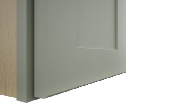 Fabuwood Galaxy Pistachio Green W1242 Wall Standard Cabinet, Detail View