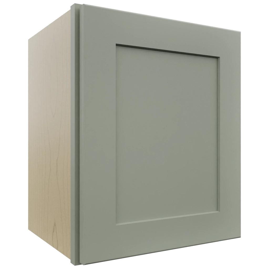 Fabuwood Galaxy Pistachio Green W1518 Wall Standard Cabinet, Front View