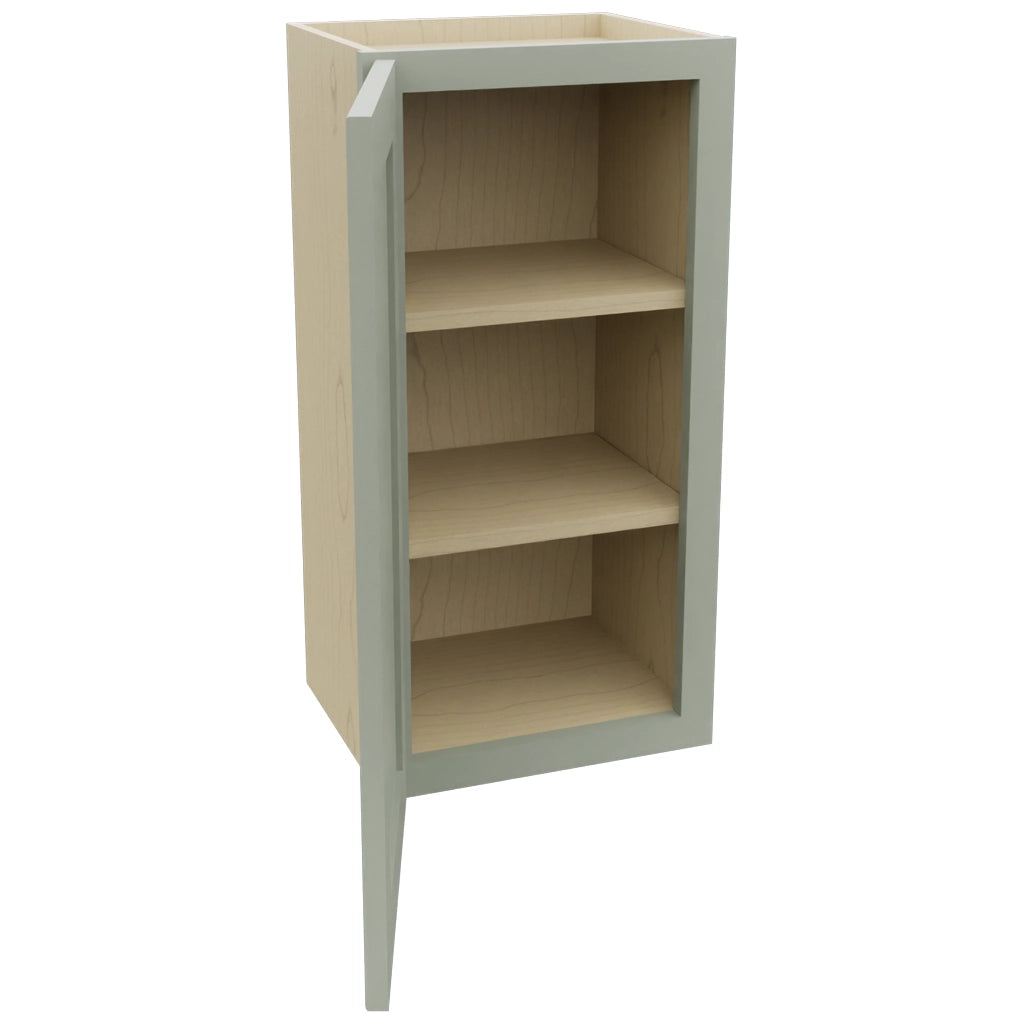 Fabuwood Galaxy Pistachio Green W1530 Wall Standard Cabinet, Open View