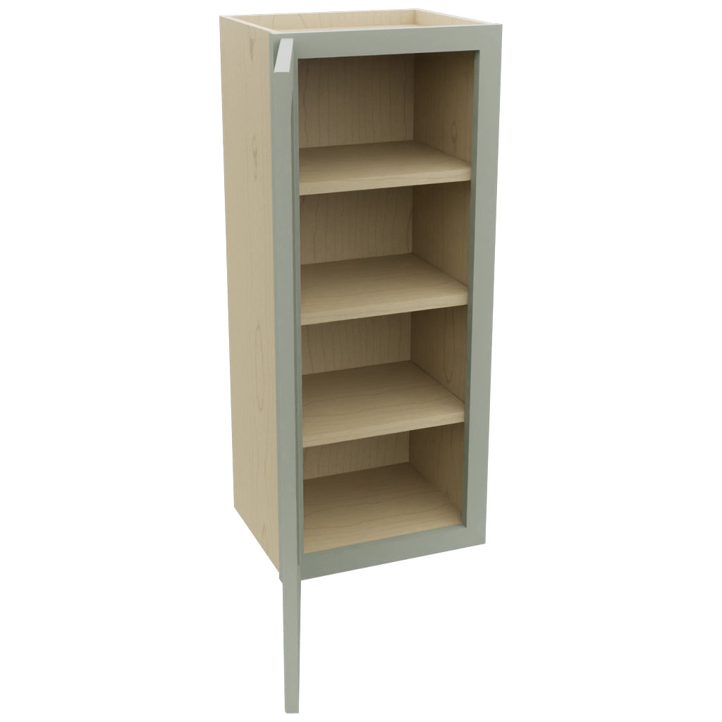 Fabuwood Galaxy Pistachio Green W1536 Wall Standard Cabinet, Open View