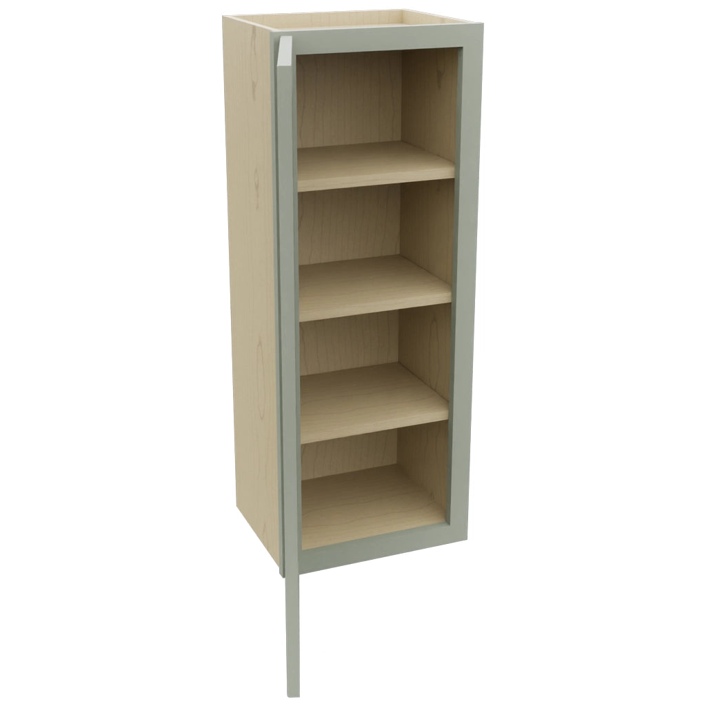 Fabuwood Galaxy Pistachio Green W1539 Wall Standard Cabinet, Open View