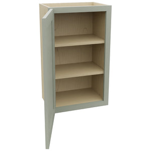 Fabuwood Galaxy Pistachio Green W1830 Wall Standard Cabinet, Open View