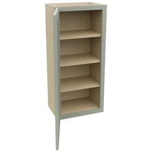 Fabuwood Galaxy Pistachio Green W1839 Wall Standard Cabinet, Open View