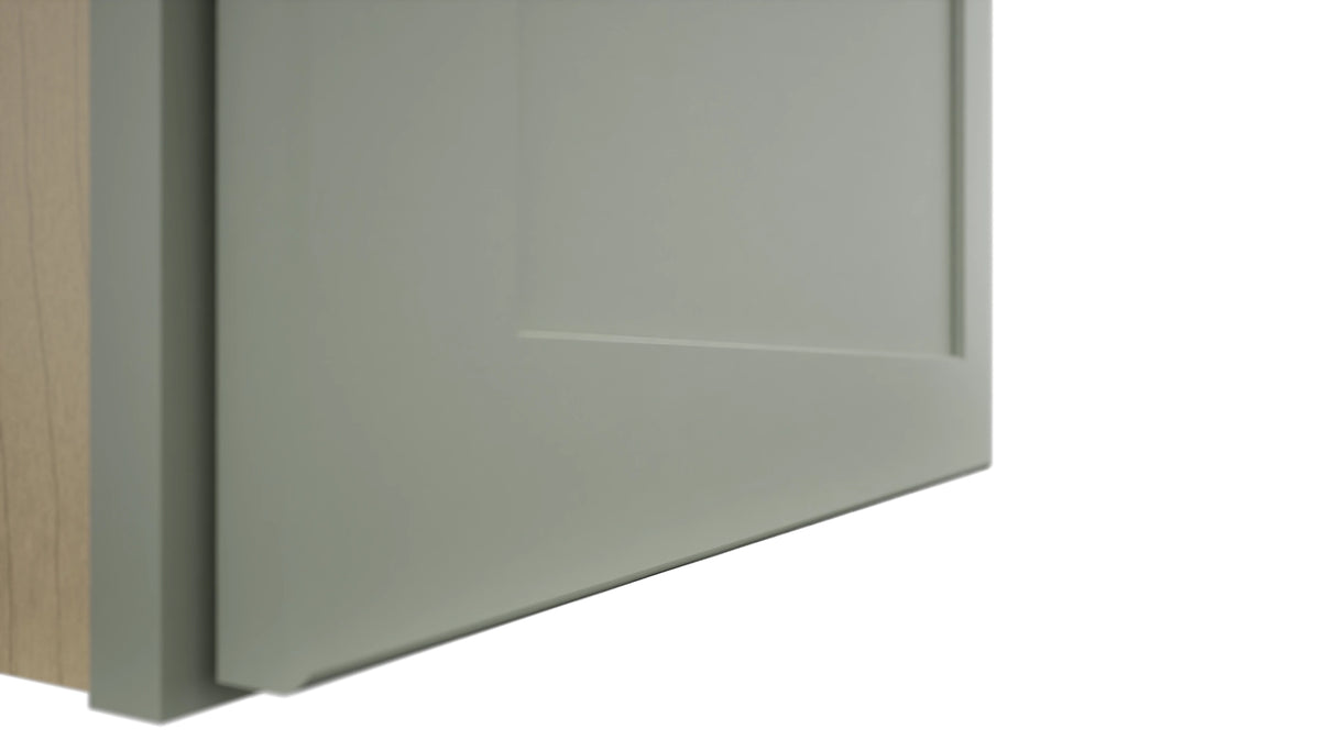 Fabuwood Galaxy Pistachio Green W2139 Wall Standard Cabinet, Detail View