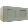 Fabuwood Galaxy Pistachio Green W2412 Wall Standard Cabinet, Front View