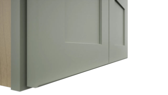 Fabuwood Galaxy Pistachio Green W2412 Wall Standard Cabinet, Detail View