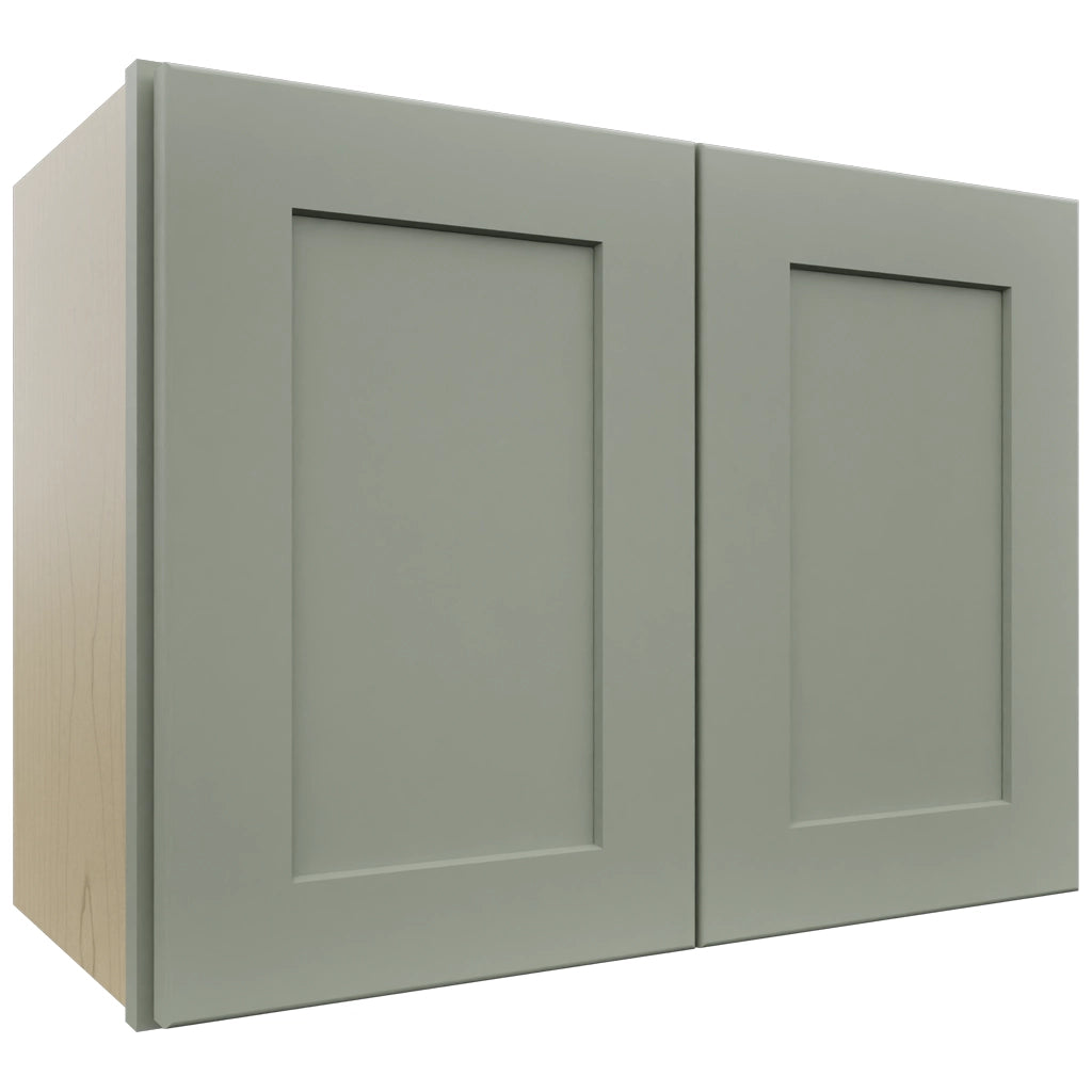 Fabuwood Galaxy Pistachio Green W2418 Wall Standard Cabinet, Front View