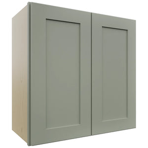 Fabuwood Galaxy Pistachio Green W2424 Wall Standard Cabinet, Front View