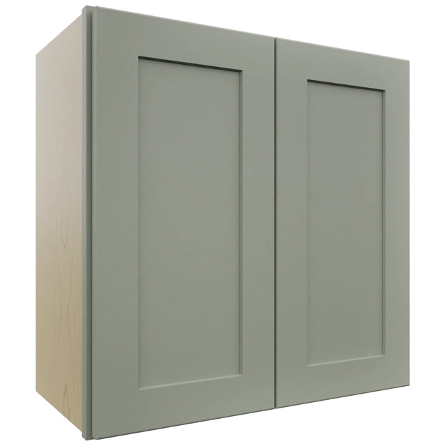 Fabuwood Galaxy Pistachio Green W2424 Wall Standard Cabinet, Front View