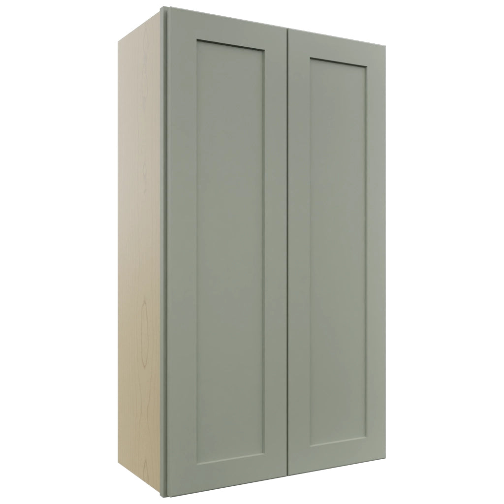 Fabuwood Galaxy Pistachio Green W2442 Wall Standard Cabinet, Front View