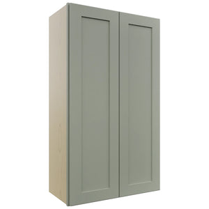 Fabuwood Galaxy Pistachio Green W2442 Wall Standard Cabinet, Front View