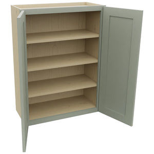 Fabuwood Galaxy Pistachio Green W2736 Wall Standard Cabinet, Open View