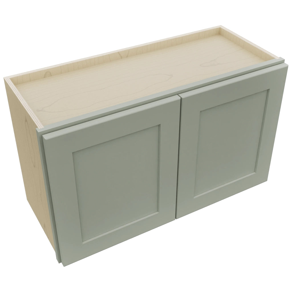 Fabuwood Galaxy Pistachio Green W3018 Wall Standard Cabinet, Top View