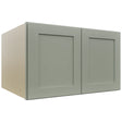 Fabuwood Galaxy Pistachio Green W301824 Wall Deep Cabinet, Front View