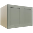 Fabuwood Galaxy Pistachio Green W302124 Wall Deep Cabinet, Front View