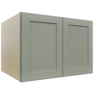 Fabuwood Galaxy Pistachio Green W302124 Wall Deep Cabinet, Front View