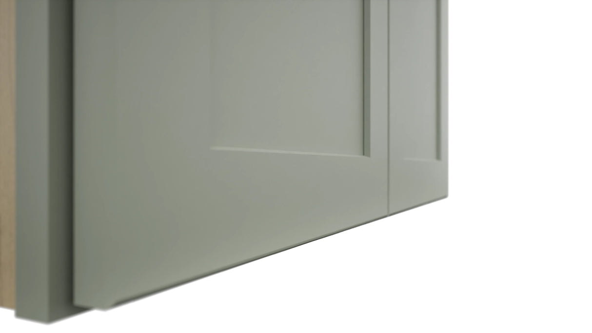 Fabuwood Galaxy Pistachio Green W302124 Wall Deep Cabinet, Detail View