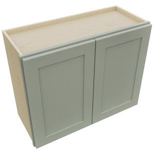 Fabuwood Galaxy Pistachio Green W3024 Wall Standard Cabinet, Top View