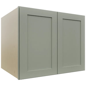 Fabuwood Galaxy Pistachio Green W302424 Wall Deep Cabinet, Front View