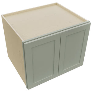 Fabuwood Galaxy Pistachio Green W302424 Wall Deep Cabinet, Top View